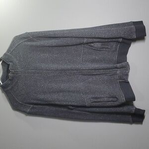 Marc Anthony sweatjacket mens's size xl x-large blue marble zip zippered…